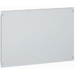 LEGRAND - Plastron plein métal - h 400mm 24 modules - à vis imperdables - 020945