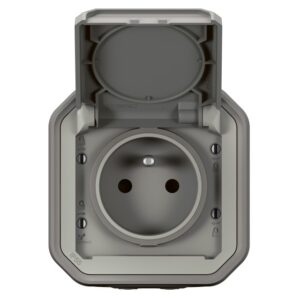 LEGRAND - Plexo GP prise de courant complet - IP55 gris - 070003
