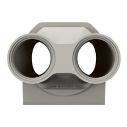 LEGRAND - Plexo PE embout 2 entrées ISO20 gris - 069670L