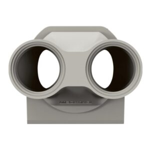 LEGRAND - Plexo PE embout 2 entrées ISO20 gris - 069670L
