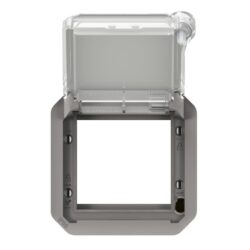 LEGRAND - Plexo adaptateur Mosaic 2 mod volet verrouillable méca gris - 069579L