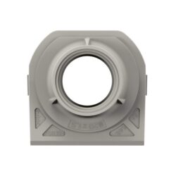 Embout Plexo PE 1 entrée ISO20 gris pour raccordement de câble