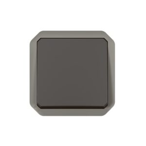 LEGRAND - Plexo inter 2P lum-témoin livré sans lampe méca anthrac - 069827L