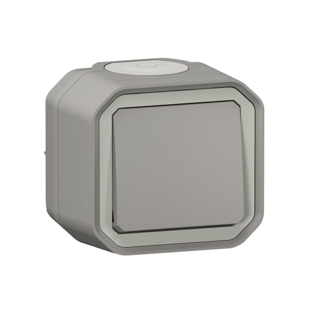 LEGRAND - Plexo poussoir NO 10A 250V complet IP55 IK08 gris - 069720L LEGRAND - Plexo poussoir NO 10A 250V complet IP55 IK08 gris - 069720L
