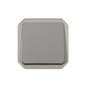 LEGRAND - Plexo poussoir NO 10A 250V mécanisme IP55 IK08 gris - 069540L