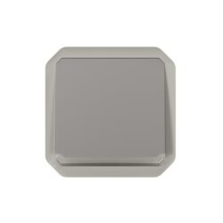 LEGRAND - Plexo poussoir NO lumineux 10A mécanisme IP55 IK08 gris - 069542L