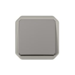 LEGRAND - Plexo poussoir inver NO-NG 10A mécanisme IP55 IK08 gris - 069541L
