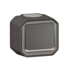 LEGRAND - Plexo poussoir lumin NO 250V complet IP55 IK08 anthracite - 069782L
