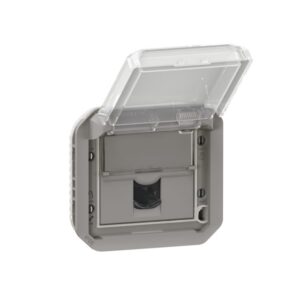 LEGRAND - Plexo prise RJ45 cat 6 UTP mécanisme IP55 IK08 gris - 069561L