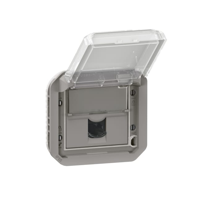 LEGRAND - Plexo prise RJ45 cat 6 UTP mécanisme IP55 IK08 gris - 069561L LEGRAND - Plexo prise RJ45 cat 6 UTP mécanisme IP55 IK08 gris - 069561L