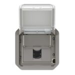 LEGRAND - Plexo prise RJ45 cat 6A FTP mécanisme IP55 IK08 grijs - 069569L