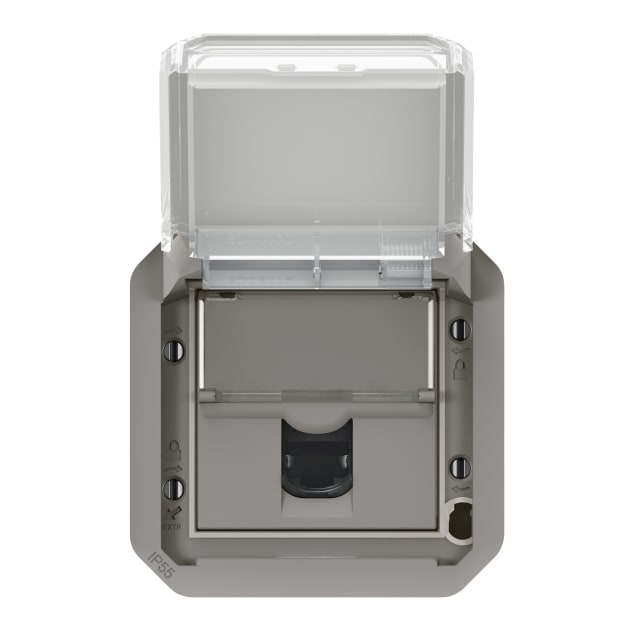 LEGRAND - Plexo prise RJ45 cat 6A FTP mécanisme IP55 IK08 grijs - 069569L LEGRAND - Plexo prise RJ45 cat 6A FTP mécanisme IP55 IK08 grijs - 069569L