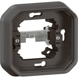 LEGRAND - Plexo support plaques 1 poste équipé de griffes IP55 anthra - 069609L