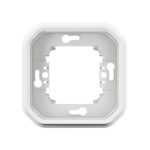 LEGRAND - Plexo support plaques 1 poste équipé sans griffes IP55 blanc - 069692L