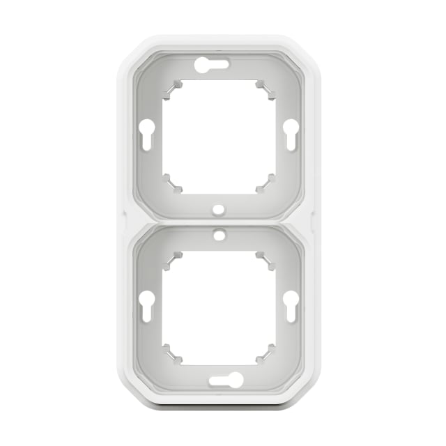 LEGRAND - Plexo support plaques 2 poste horiz. ou vertic. IP55 blanc - 069694L LEGRAND - Plexo support plaques 2 poste horiz. ou vertic. IP55 blanc - 069694L