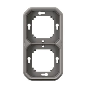 LEGRAND - Plexo support plaques 2 poste horiz. ou vertic. IP55 gris - 069683L