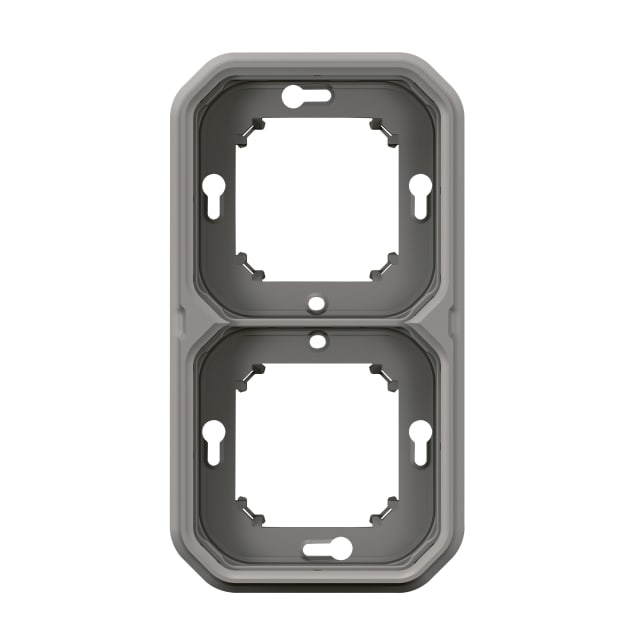 LEGRAND - Plexo support plaques 2 poste horiz. ou vertic. IP55 gris - 069683L LEGRAND - Plexo support plaques 2 poste horiz. ou vertic. IP55 gris - 069683L