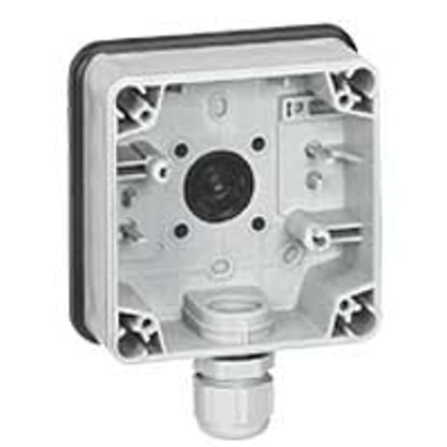 LEGRAND Plexo 66 Boîtier étanche Boîtier étanche 1 poste IP66 IK08 avec entrée de câble inférieure et fond gris