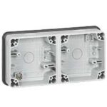 LEGRAND - Plexo66 boîtier 2 postes HOR.-IP66-IK08 - 090493