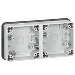LEGRAND - Plexo66 boîtier 2 postes HOR.-IP66-IK08 - 090493