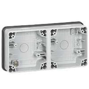 LEGRAND - Plexo66 boîtier 2 postes HOR.-IP66-IK08 - 090493