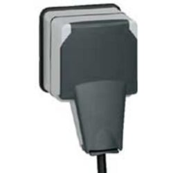 LEGRAND - Plexo66 prise 2p+t Avec volet+ fiche eng.-IP66-IK - 090485