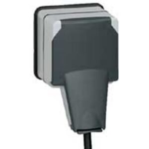 LEGRAND - Plexo66 prise 2p+t Avec volet+ fiche eng.-IP66-IK - 090485
