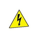 LEGRAND - Pochette de 2 x 5 autocollants Tension dangereuse - 037299