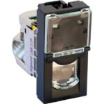 LEGRAND - Prise RJ45 catégorie 6A STP Mosaic 1 module - noir mat. Connecteur sans outil av - 079173L