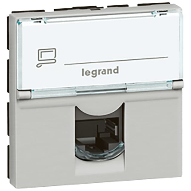 LEGRAND - RJ45 CAT5E FTP 2MOD CL=ALU LCS2 MOSAIC - 079455 LEGRAND - RJ45 CAT5E FTP 2MOD CL=ALU LCS2 MOSAIC - 079455