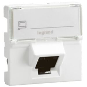 LEGRAND - RJ45 CAT6 FTP 2MOD 1RJ 45° LCS2 MOSAIC - 076505