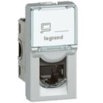 LEGRAND - RJ45 CAT6A UTP 1 MOD CL=ALU LCS2 MOSAIC - 079471