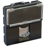 LEGRAND - RJ45 UTP CAT6 Mosaic LCS3 mat zwart - 079164L