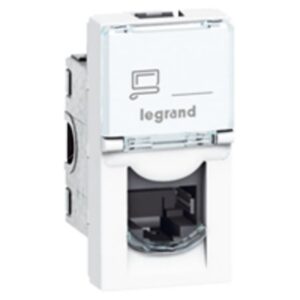 LEGRAND - RJ45 cat 6 STP 1 mod blanc LCS 2 Mosaic couleur blanc - 076563