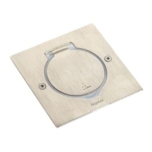LEGRAND - Réceptacle prise de sol carré Inox pour fonctions Mosaic - 089700