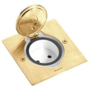 LEGRAND - Réceptacle prise de sol carré bronze pour fonctions Mosaic - 089710