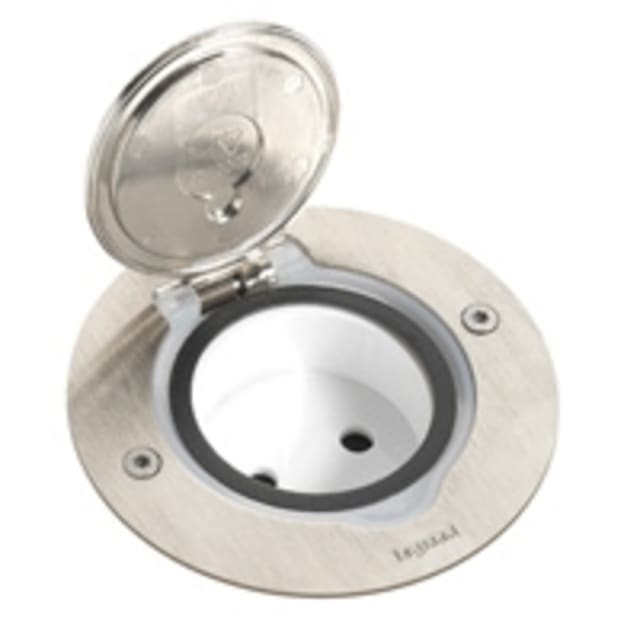 LEGRAND - Réceptacle prise de sol rond inox pour fonctions Mosaic - 089701 LEGRAND - Réceptacle prise de sol rond inox pour fonctions Mosaic - 089701