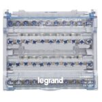 LEGRAND - Répartiteur modulaire 4P 100A - 11 connexions à vis - 26kA - 6 modules - 400406