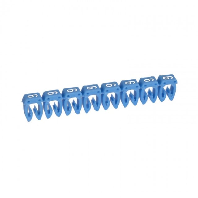 LEGRAND - Repère CAB 3 - chiffre 6 bleu - sect. 1 LEGRAND - Repère CAB 3 - chiffre 6 bleu - sect. 1