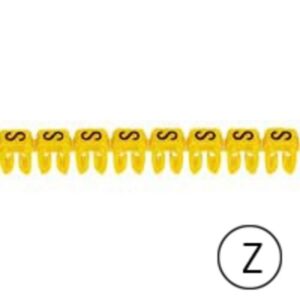 LEGRAND - Repère CAB 3 - lettre Z noir/jaune - 0