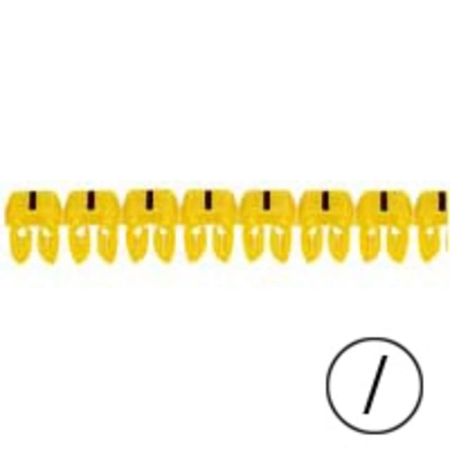 LEGRAND - Repère CAB 3 - signe / noir/jaune - 1 LEGRAND - Repère CAB 3 - signe / noir/jaune - 1