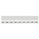 LEGRAND - Repère Mémocab - chiffre 2 noir sur fond blanc - 2