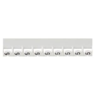 LEGRAND - Repère Mémocab - chiffre 5 noir sur fond blanc - 2