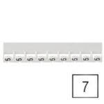 LEGRAND - Repère Mémocab - chiffre 7 noir sur fond blanc - 2