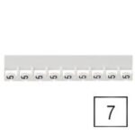 LEGRAND - Repère Mémocab - chiffre 7 noir sur fond blanc - 2