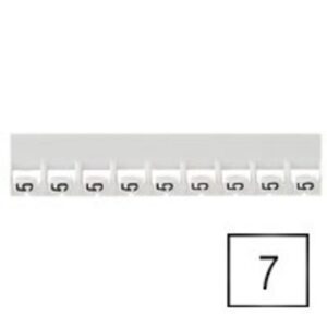 LEGRAND - Repère Mémocab - chiffre 7 noir sur fond blanc - 2
