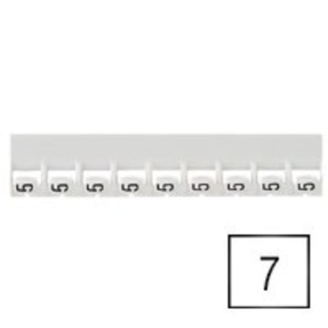 LEGRAND - Repère Mémocab - chiffre 7 noir sur fond blanc - 2 LEGRAND - Repère Mémocab - chiffre 7 noir sur fond blanc - 2