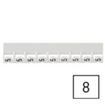 LEGRAND - Repère Mémocab - chiffre 8 noir sur fond blanc - 2