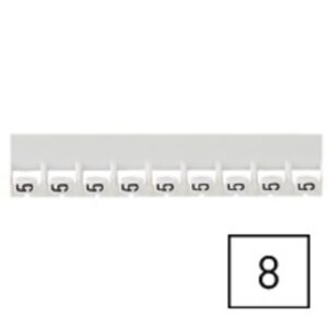 LEGRAND - Repère Mémocab - chiffre 8 noir sur fond blanc - 2