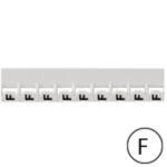 LEGRAND - Repère Mémocab - lettre F noir sur fond blanc - 2